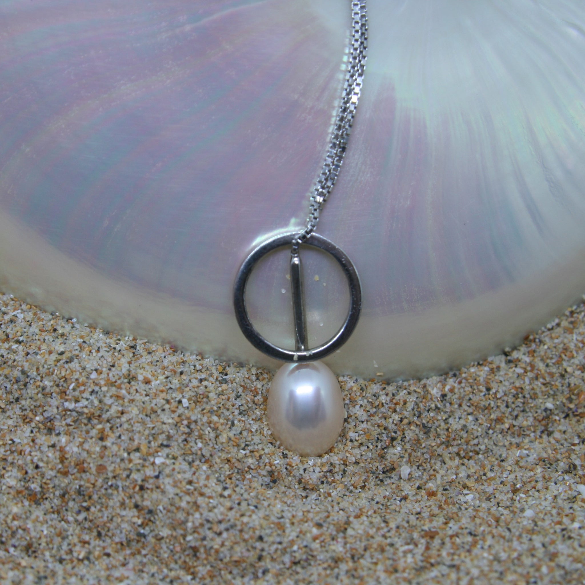 Tricia White Pearl Pendant