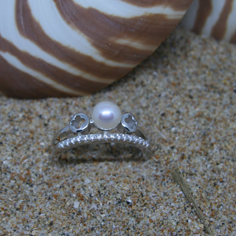 Lisa Pearl Sterling Silver Ring