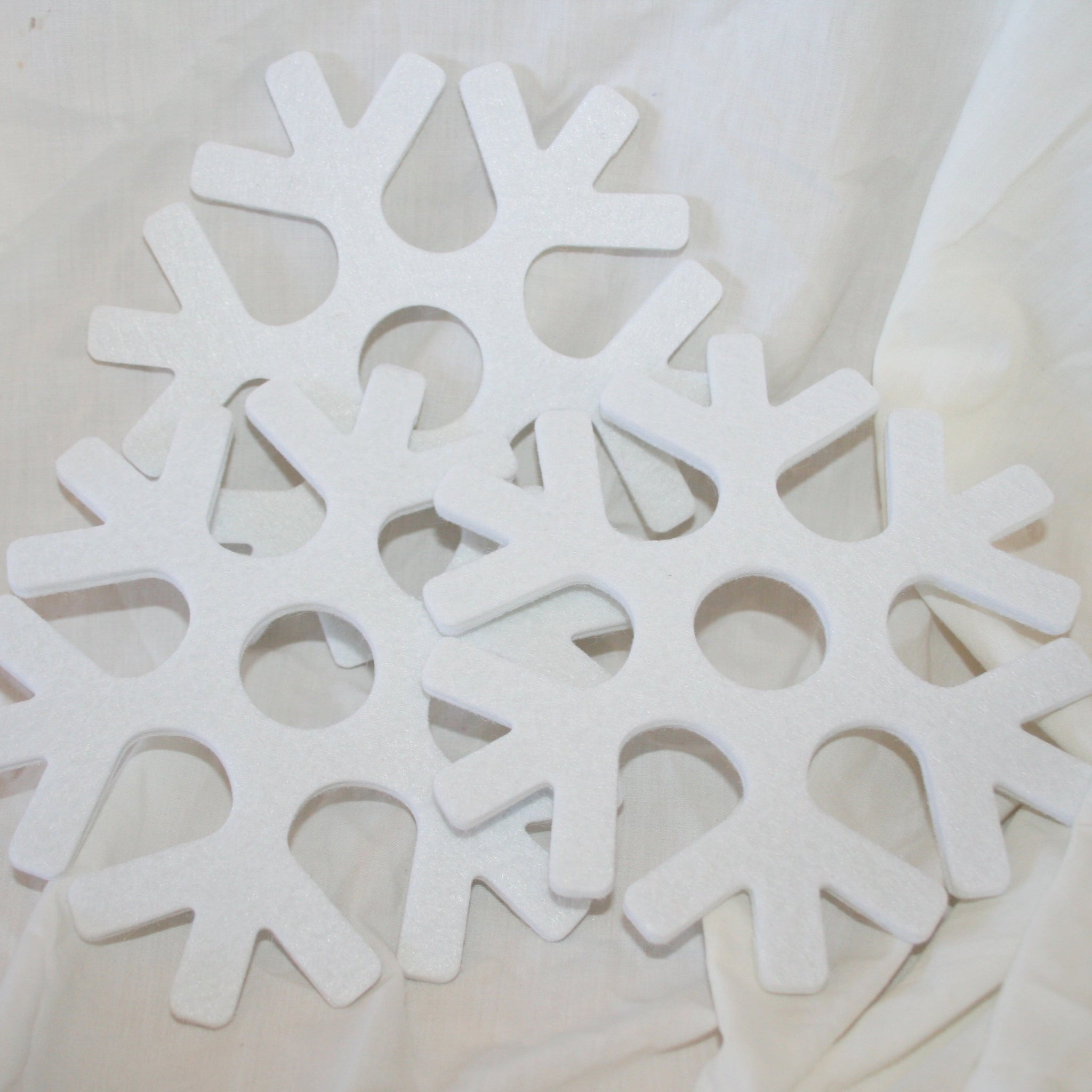 Felt Snowflake - pack 10 - SFELT SFLAKE