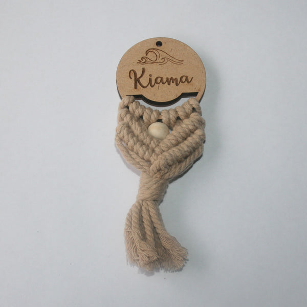 Kiama Macrame Fridge Magnet - Tan