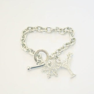 Snowflake & Cocktail Glass Bracelet - pack 3 - SB012