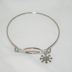 Drop Snowflake Bracelet - SB405 - pack of 5
