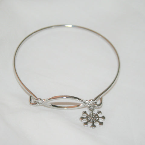 Drop Snowflake Bracelet - SB405 - pack of 5