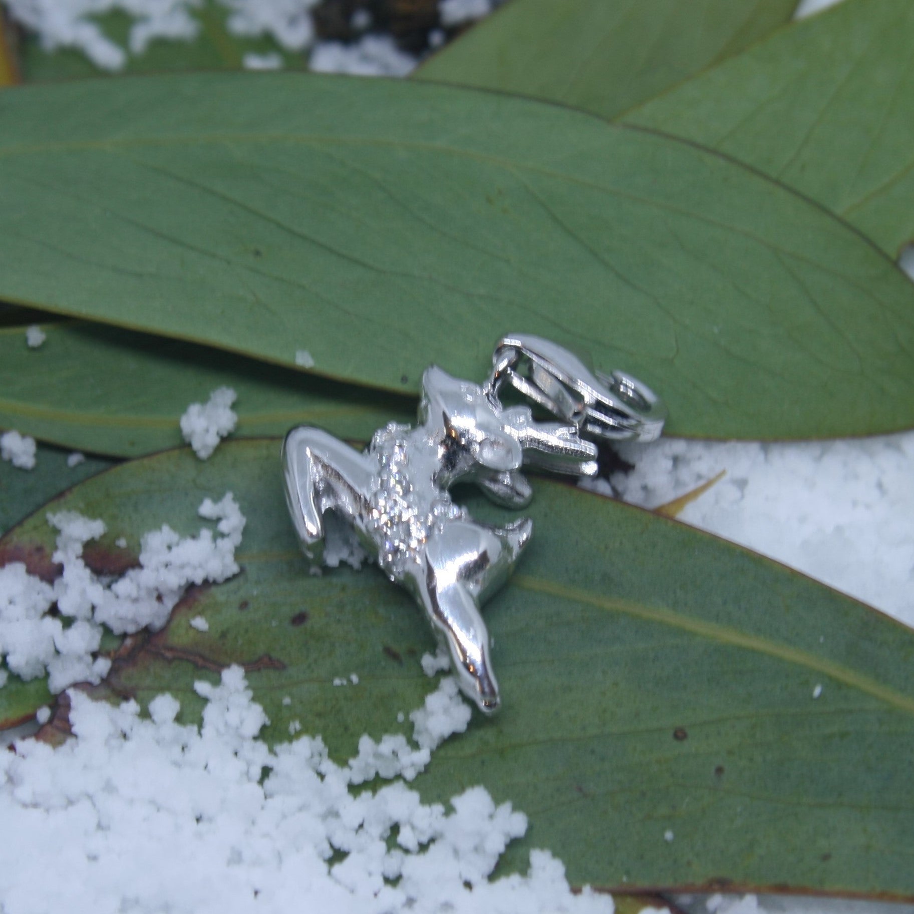 Sterling Silver Deer Clip Charm