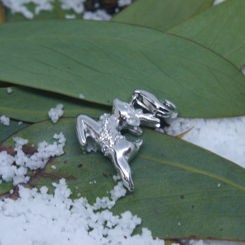 Sterling Silver Deer Clip Charm
