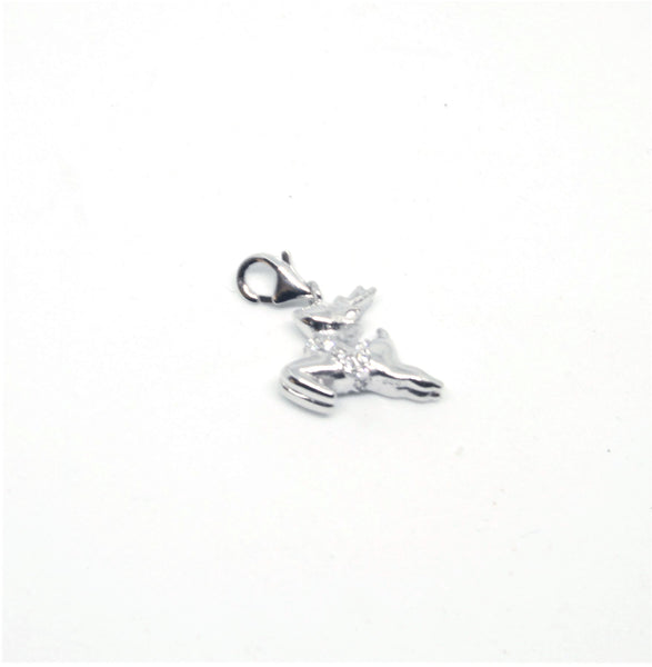 Sterling Silver Deer Clip Charm