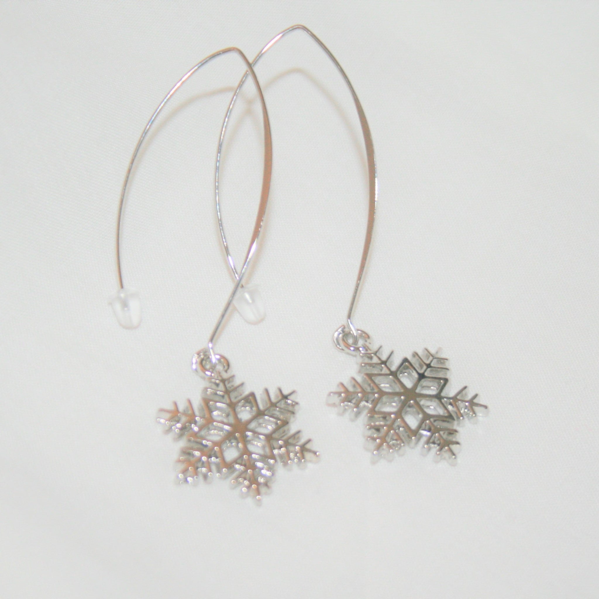 Snowflake drop earrings - pack of 5 - SE403