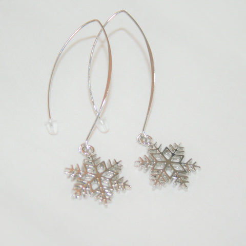 Snowflake drop earrings - pack of 5 - SE403