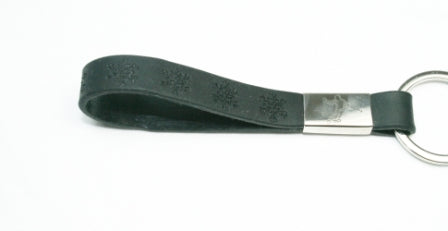 Silicon Keyring Skier Black - pack of 10- SKRP153