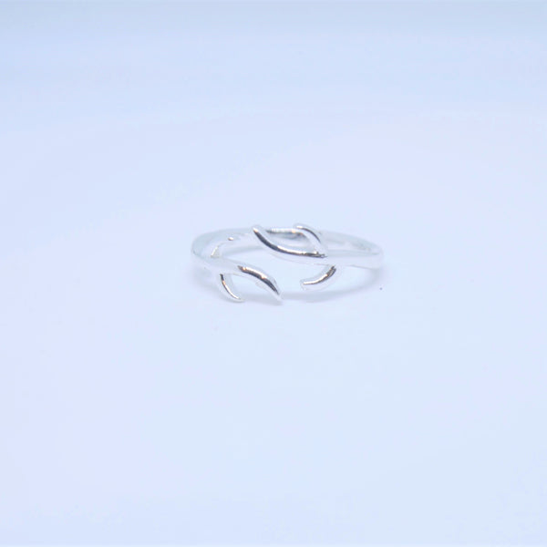 Antler Sterling Silver Ring - SXR386