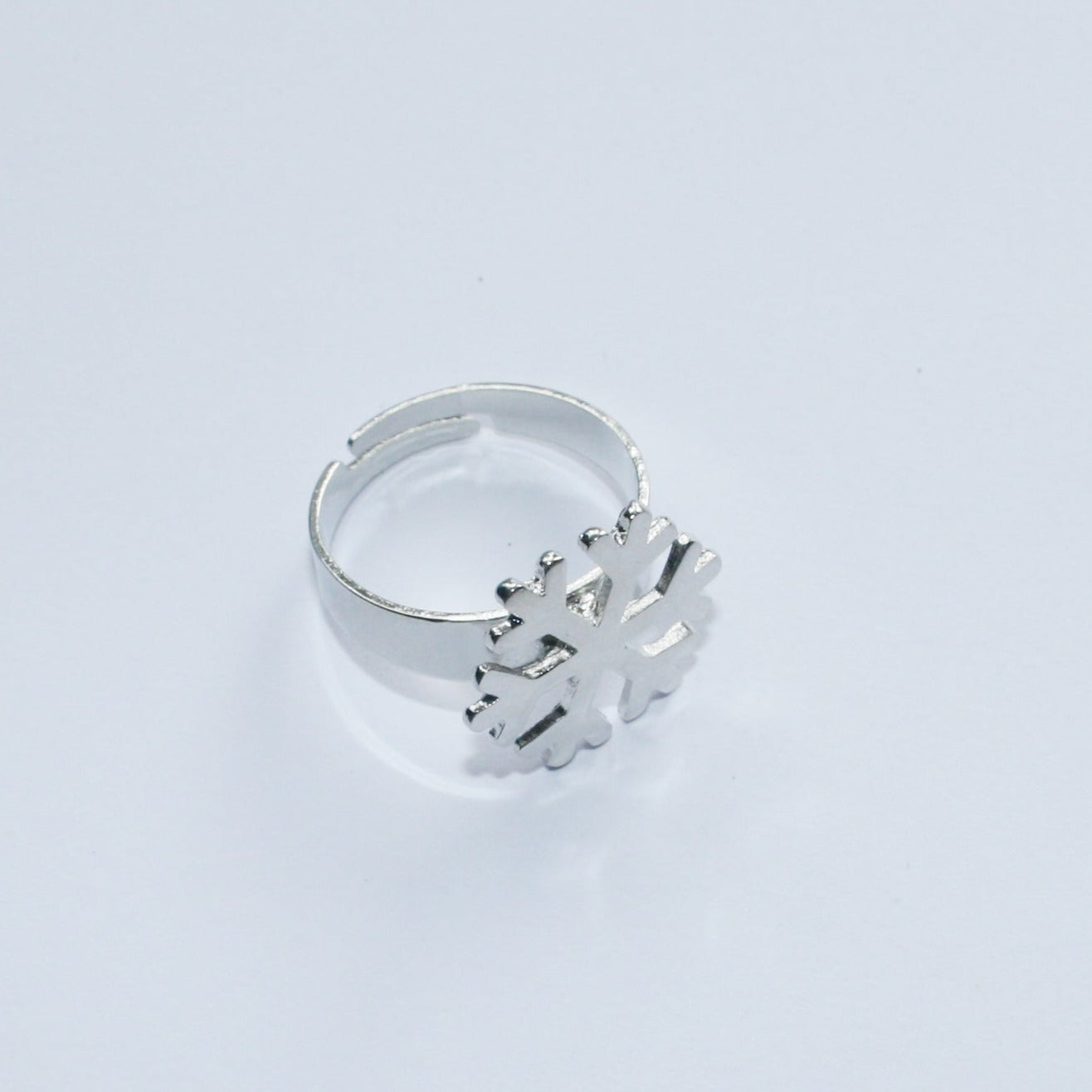 Snowflake ring w/- stones - SR402 - pack 5